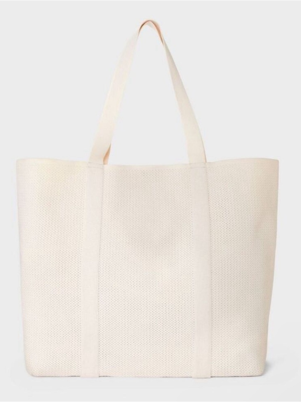 A New Day - Engineered Knit Tote Handbag - A New Day Off-White Off-White